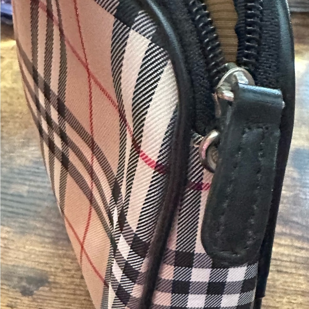 Make up bag plaid